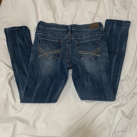 BKE Women's Skinny Jeans in Blue - Picture 3 of 5